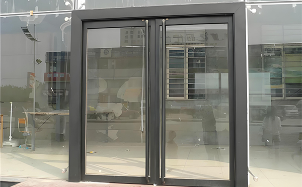 临潭玻璃地弹门