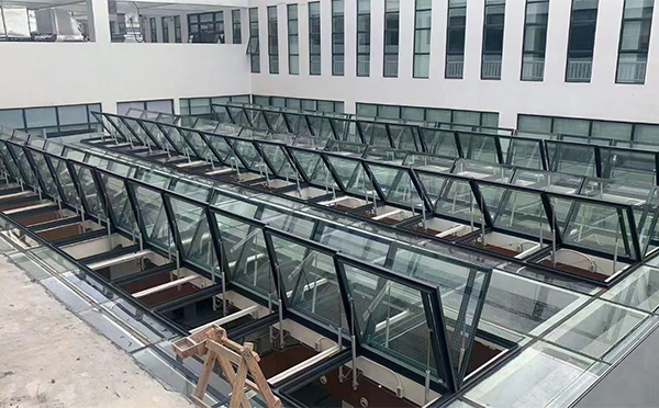 百安科技有限公司近期临潭排烟窗项目案例分享