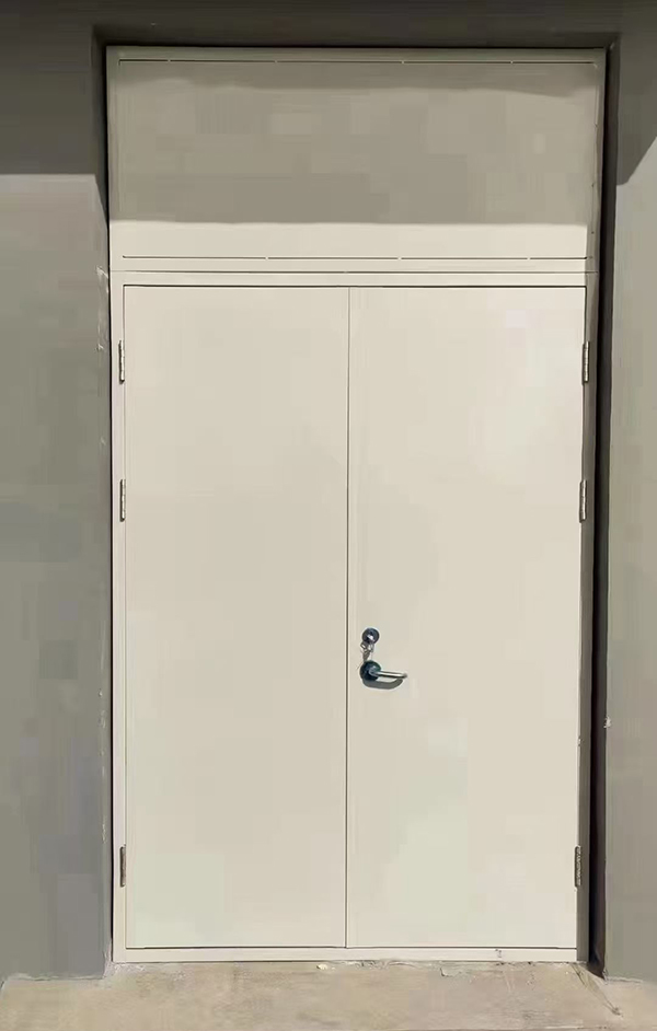 展览馆项目完成大跨度临潭防火门安装